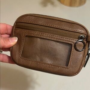 Elegant Brown Leather Women's Wallet